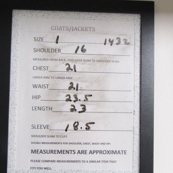 CHICOS Camel Tan LEOPARD Animal Print Faux fur Collar Retro Swing Jacket 1 M 8 - Picture 14 of 14